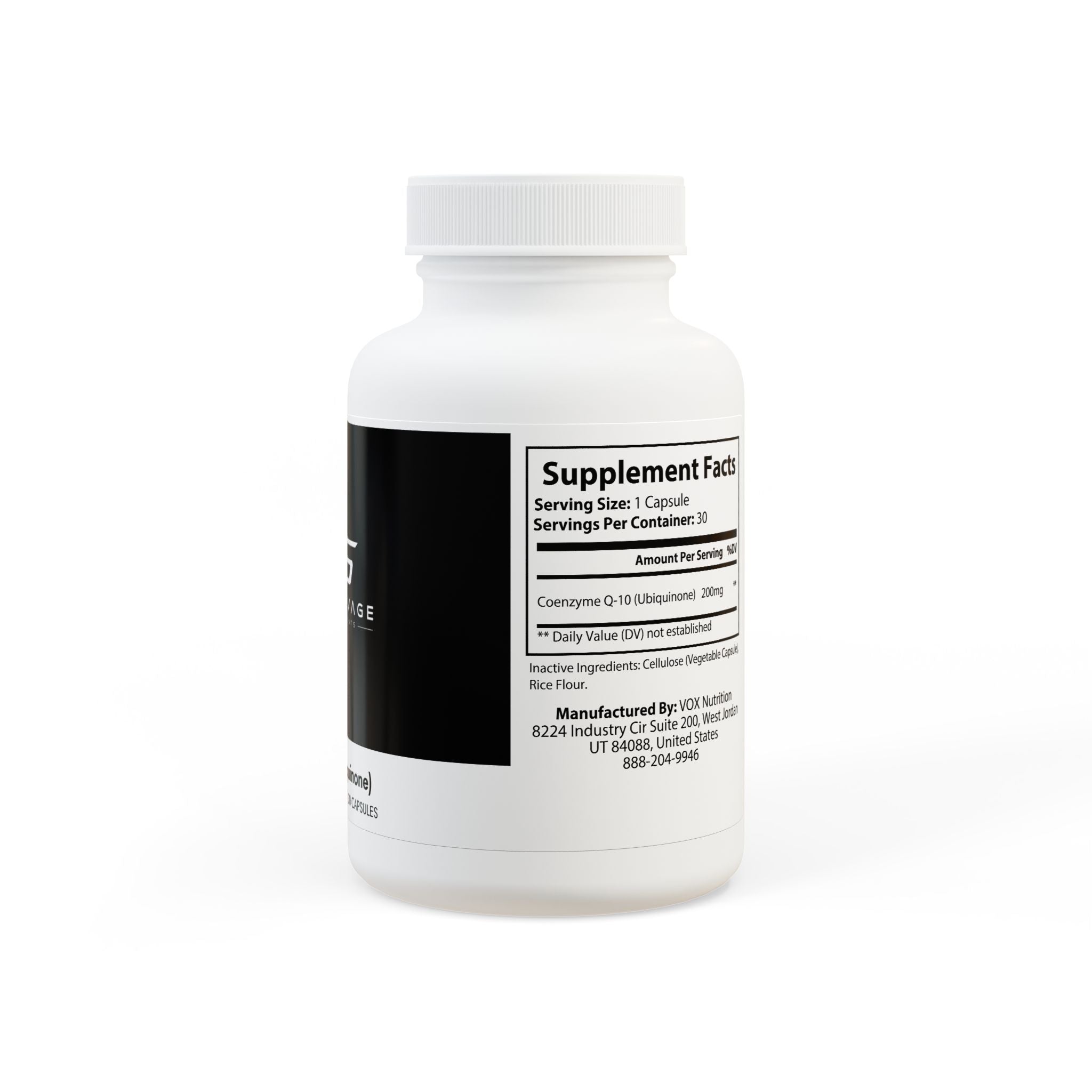 CoQ10 (Ubiquinone) Supplement (30 Capsules)